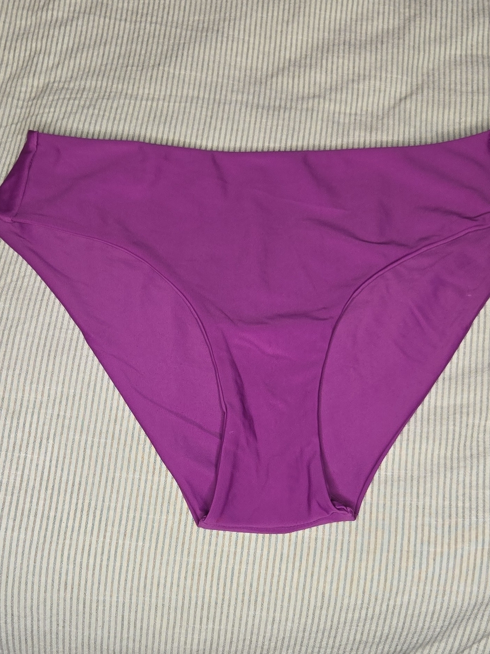 High-Rise Purple Bikini Bottom for Women